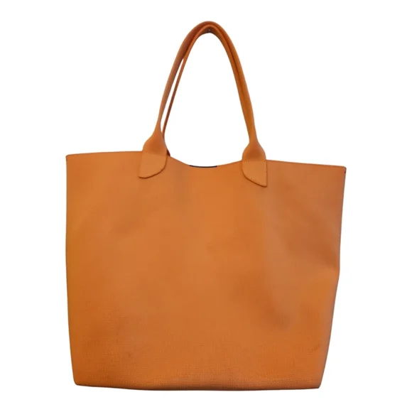 Rothy's The Lightweight Tote Shoulder Bag In Clementine Orange - Picture 3 of 9